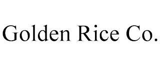GOLDEN RICE CO.