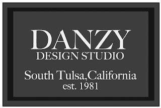 DANZY DESIGN STUDIO SOUTH TULSA, CALIFORNIA EST.1981