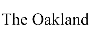 THE OAKLAND