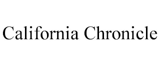 CALIFORNIA CHRONICLE
