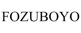 FOZUBOYO