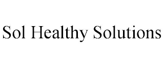 SOL HEALTHY SOLUTIONS
