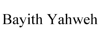 BAYITH YAHWEH