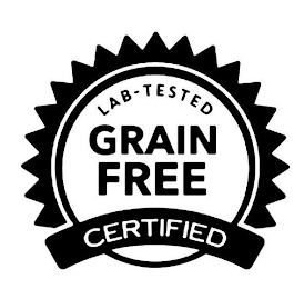 LAB-TESTED GRAIN FREE CERTIFIED