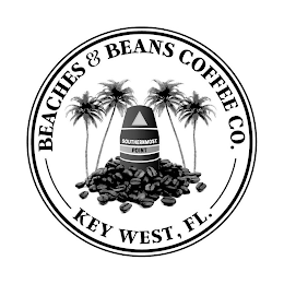 BEACHES & BEANS COFFEE CO. KEY WEST, FL. SOUTHERNMOST POINT