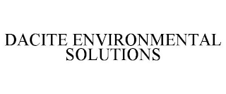 DACITE ENVIRONMENTAL SOLUTIONS