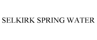 SELKIRK SPRING WATER