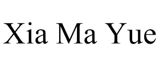 XIA MA YUE