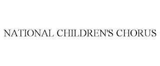 NATIONAL CHILDREN'S CHORUS