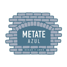 METATE AZUL HOGAR Y AMOR