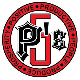 5P'S POSITIVE · PRODUCTIVE · PEOPLE · PRODUCE · PROSPERITY ·
