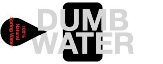 DUMB WATER 100% NATURAL SPRING WATER