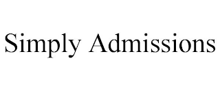 SIMPLY ADMISSIONS