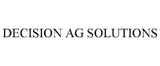 DECISION AG SOLUTIONS