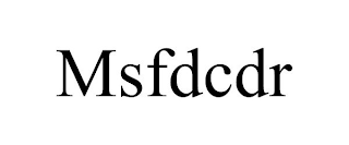 MSFDCDR