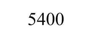 5400