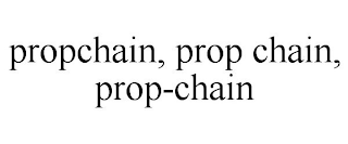 PROPCHAIN, PROP CHAIN, PROP-CHAIN