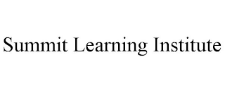 SUMMIT LEARNING INSTITUTE