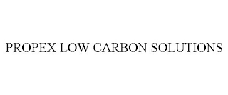 PROPEX LOW CARBON SOLUTIONS