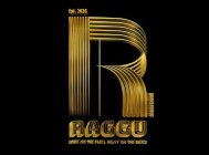 EST. 2020 R RAGGU COLLECTIONS LIGHT ON THE PASTA HEAVY ON THE SAUCE