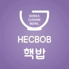 KOREA CUISINE BOWL HECBOB