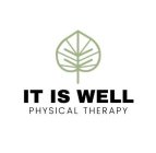 IT IS WELL PHYSICAL THERAPY