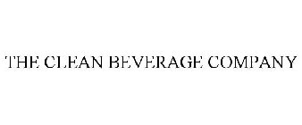 THE CLEAN BEVERAGE COMPANY