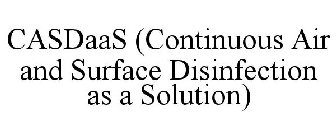 CASDAAS (CONTINUOUS AIR AND SURFACE DISINFECTION AS A SOLUTION)