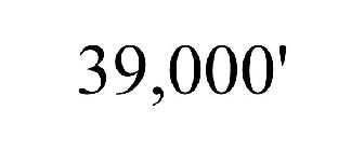 39,000'