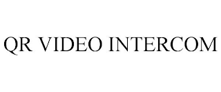 QR VIDEO INTERCOM