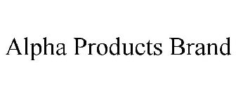 ALPHA PRODUCTS BRAND