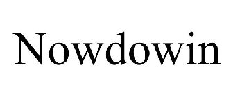 NOWDOWIN