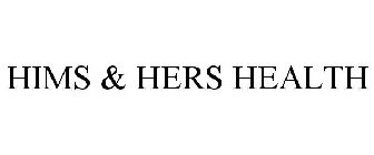 HIMS & HERS HEALTH