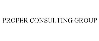 PROPER CONSULTING GROUP