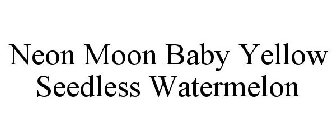 NEON MOON BABY YELLOW SEEDLESS WATERMELON