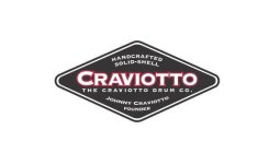 HANDCRAFTED SOLID-SHELL CRAVIOTTO THE CRAVIOTTO DRUM CO. JOHNNY CRAVIOTTO FOUNDER