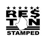 RES TON STAMPED