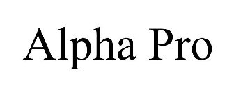 ALPHA PRO