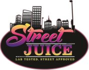 STREET JUICE LAB TESTED, STREET APPROVED