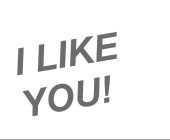 I LIKE YOU!