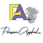 PA INC. PRESSURE APPLIED INC.