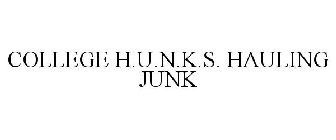 COLLEGE H.U.N.K.S. HAULING JUNK