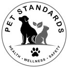 PET STANDARDS HEALTH WELLNESS SAFETY