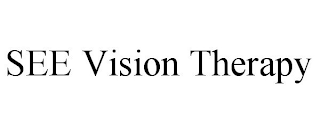 SEE VISION THERAPY