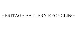 HERITAGE BATTERY RECYCLING