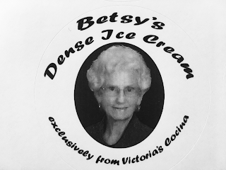 BETSY'S DENSE ICE CREAM EXCLUSIVELY FROM VICTORIA'S COCINA
