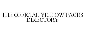 THE OFFICIAL YELLOW PAGES DIRECTORY