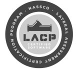 · NASSCO · LATERAL · ASSESSMENT CERTIFICATION PROGRAM LACP CERTIFIED SOFTWARE