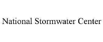 NATIONAL STORMWATER CENTER