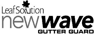 LEAFSOLUTION NEW WAVE GUTTER GUARD